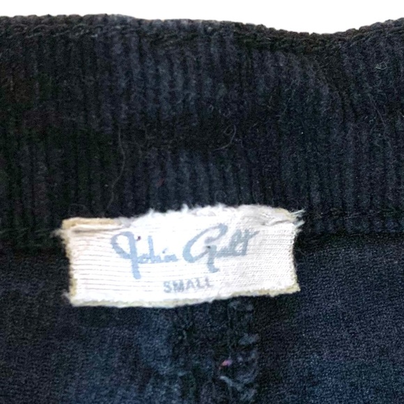 John Galt Small corduroy straight cigarette leg high rise Emo goth grunge 90s - Picture 5 of 8